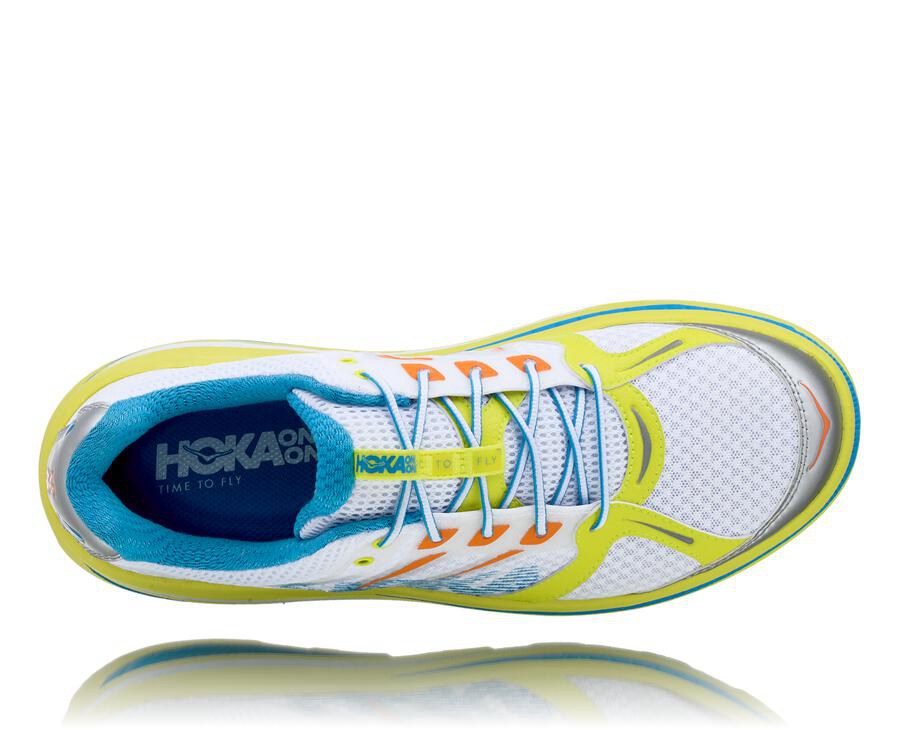 Hoka Australia One One Bondi B - Mens Running Shoes White - JNIMS-7046